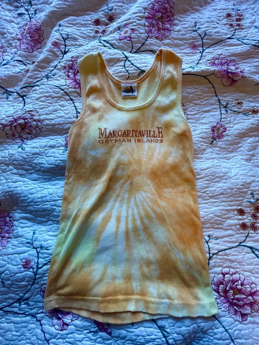margaritaville rhinestone tie dye ribbed tank